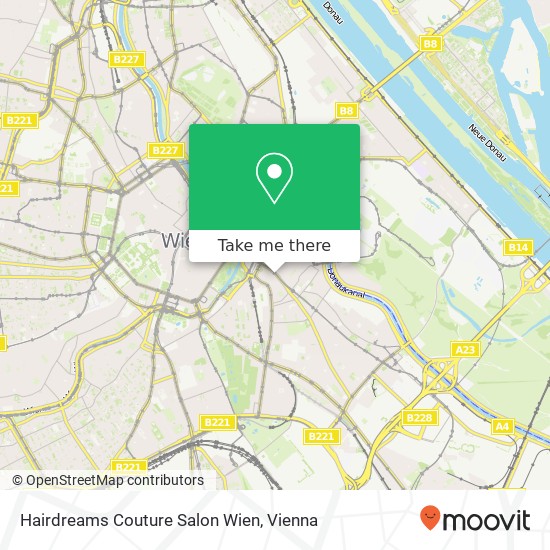 Hairdreams Couture Salon Wien map