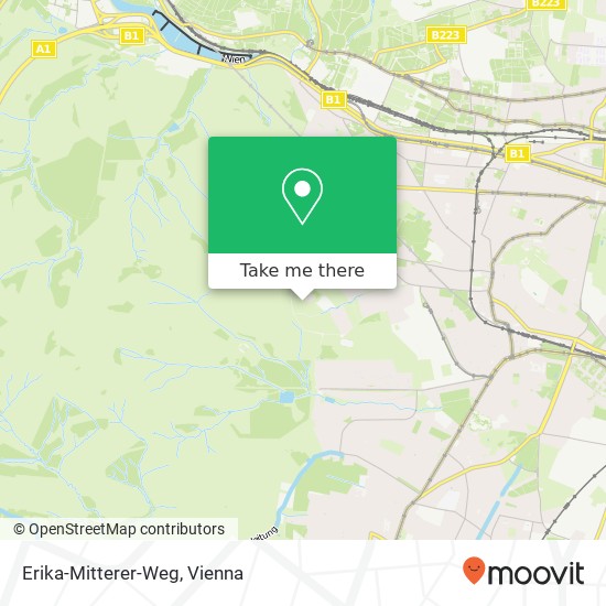 Erika-Mitterer-Weg map