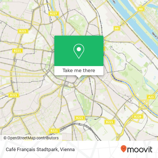 Café Français Stadtpark map