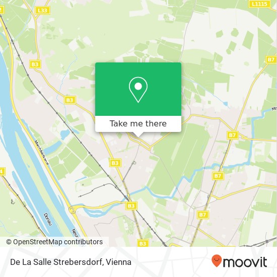 De La Salle Strebersdorf map