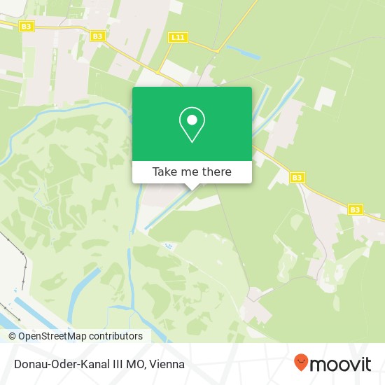 Donau-Oder-Kanal III MO map