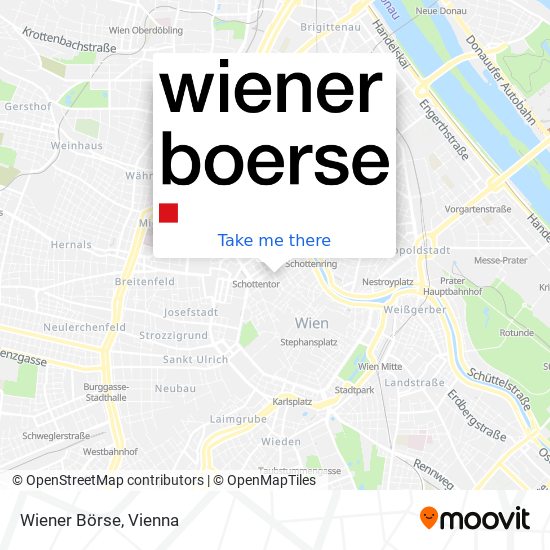 Wiener Börse map