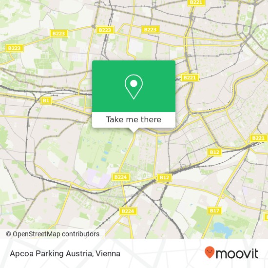 Apcoa Parking Austria map
