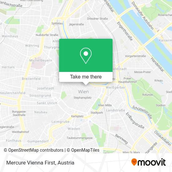 Mercure Vienna First map
