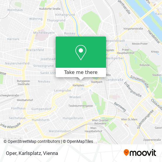 Oper, Karlsplatz map