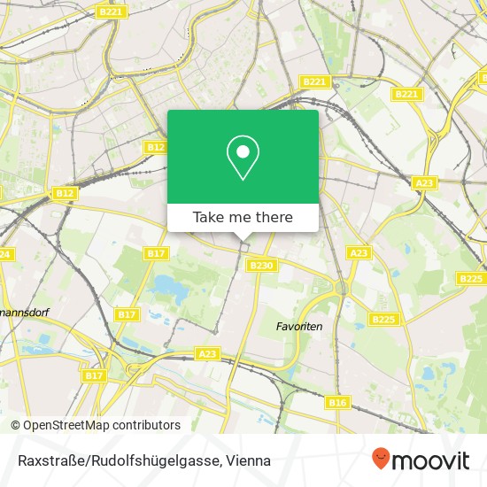 Raxstraße/Rudolfshügelgasse map