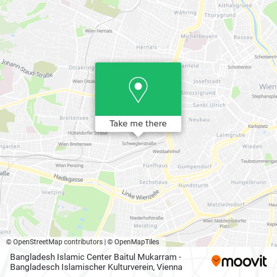 Bangladesh Islamic Center Baitul Mukarram - Bangladesch Islamischer Kulturverein map