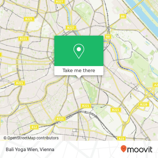 Bali Yoga Wien map