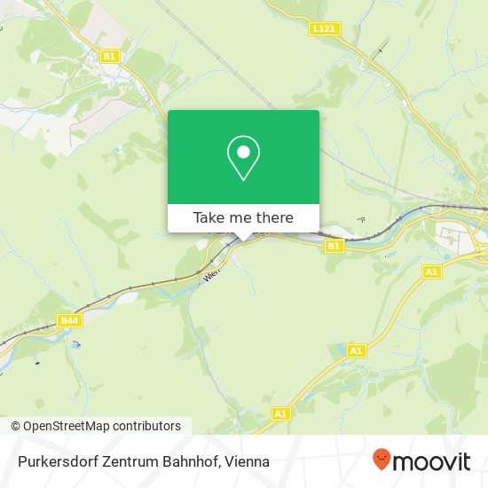 Purkersdorf Zentrum Bahnhof map