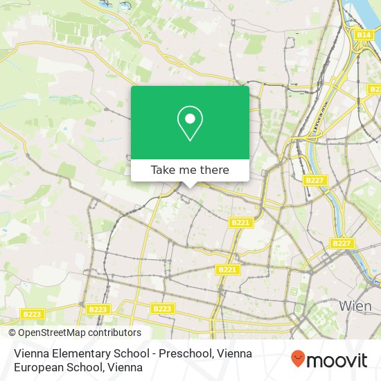 Vienna Elementary School - Preschool, Vienna European School map