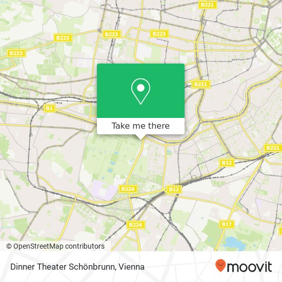 Dinner Theater Schönbrunn map