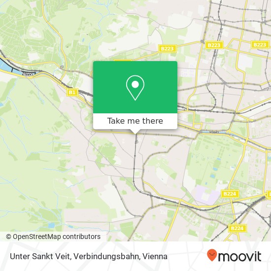 Unter Sankt Veit, Verbindungsbahn map