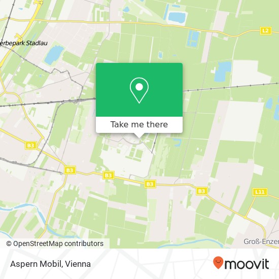Aspern Mobil map