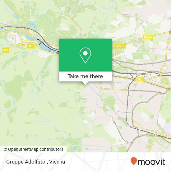 Gruppe Adolfstor map