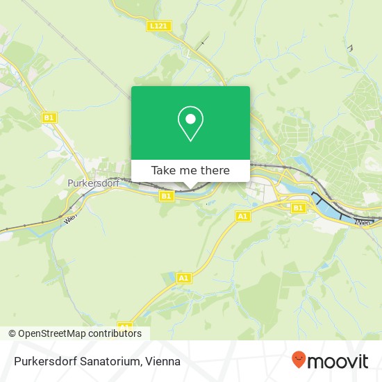 Purkersdorf Sanatorium map
