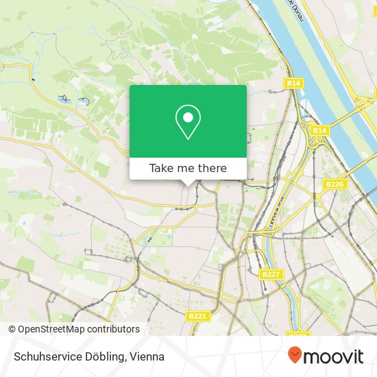 Schuhservice Döbling map