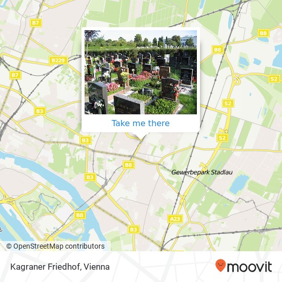 Kagraner Friedhof map