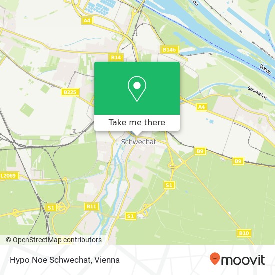 Hypo Noe Schwechat map