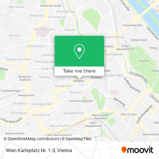 Wien Karlsplatz Nr. 1-3 map