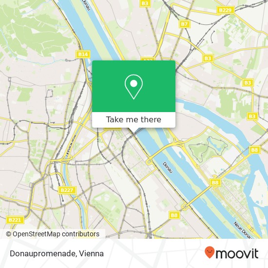 Donaupromenade map