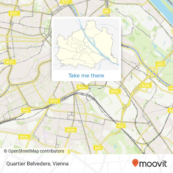 Quartier Belvedere map