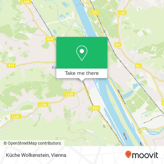 Küche Wolkenstein map