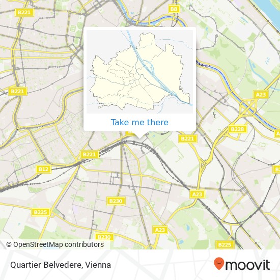 Quartier Belvedere map