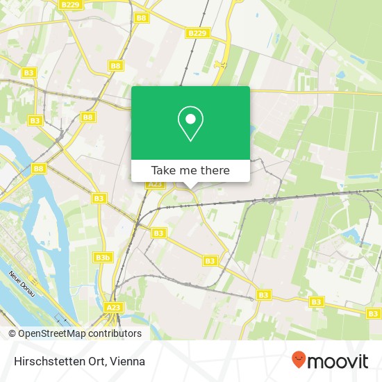 Hirschstetten Ort map