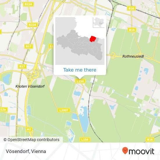 Vösendorf map