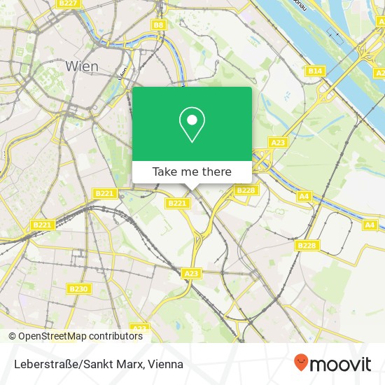 Leberstraße/Sankt Marx map