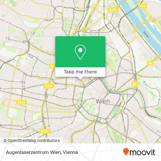 Augenlaserzentrum Wien map