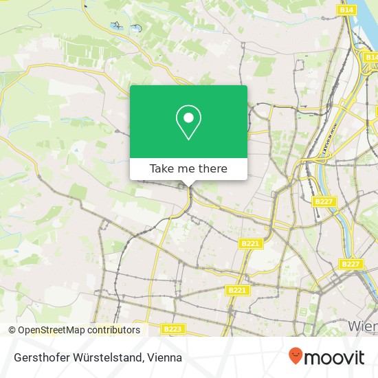 Gersthofer Würstelstand map