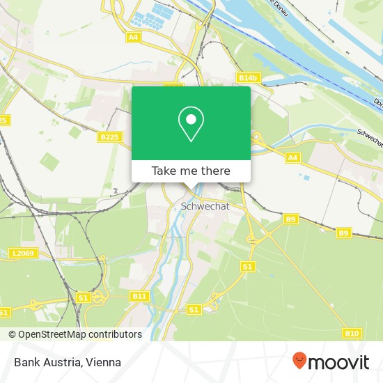 Bank Austria map