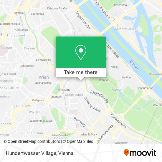 Hundertwasser Village map