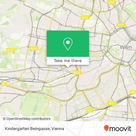 Kindergarten Beingasse map