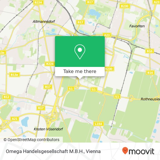 Omega Handelsgesellschaft M.B.H. map