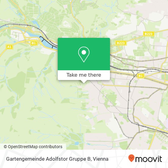 Gartengemeinde Adolfstor Gruppe B map