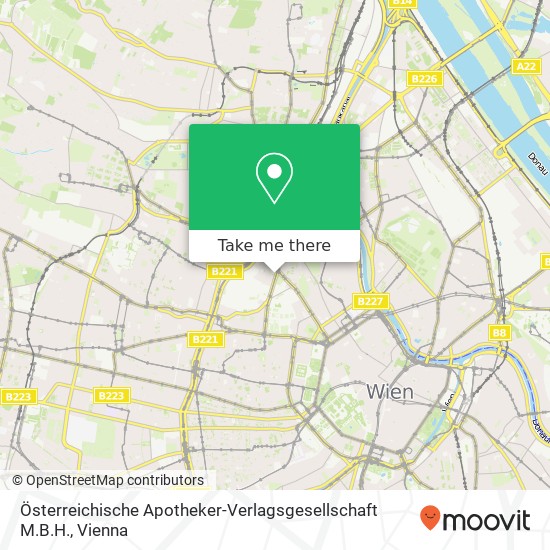 Österreichische Apotheker-Verlagsgesellschaft M.B.H. map