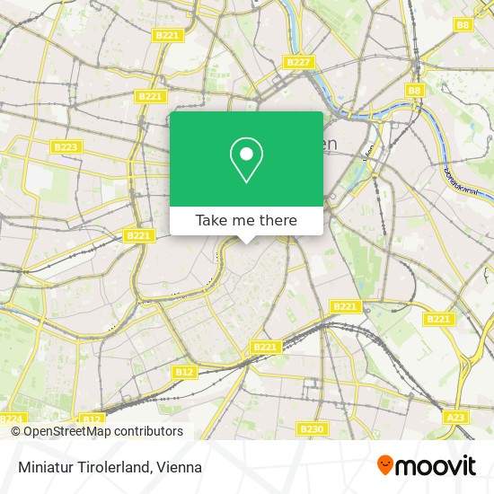 Miniatur Tirolerland map