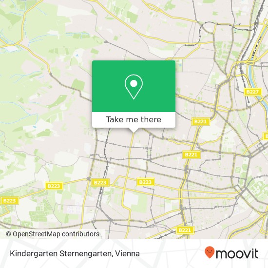 Kindergarten Sternengarten map