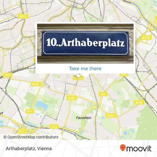 Arthaberplatz map