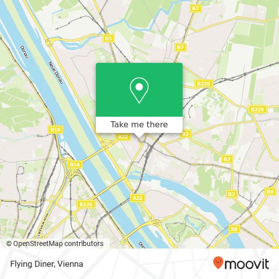 Flying Diner map