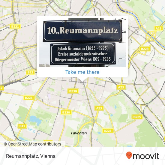 Reumannplatz map