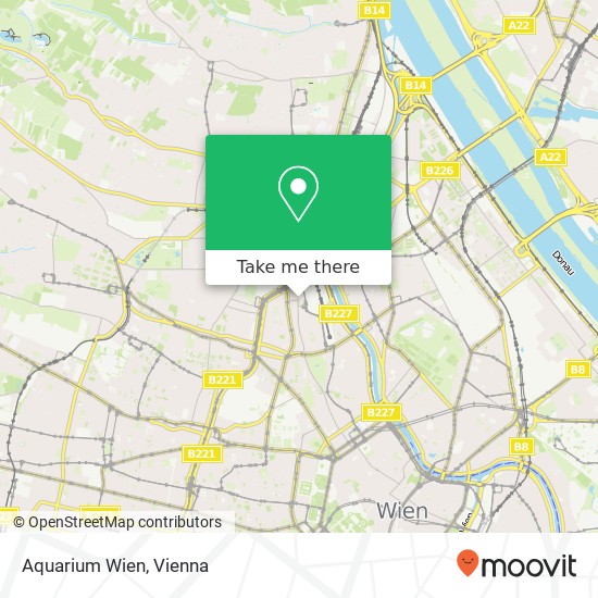 Aquarium Wien map