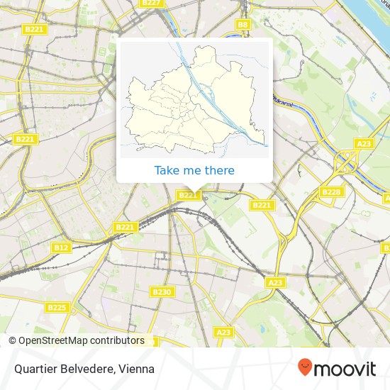 Quartier Belvedere map