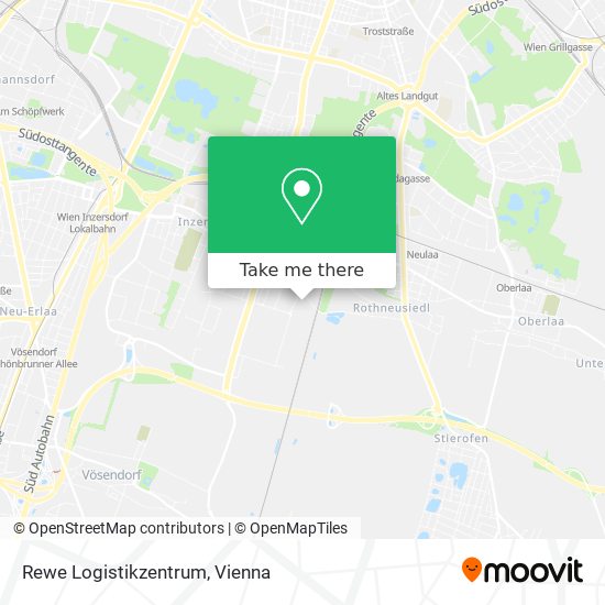 Rewe Logistikzentrum map