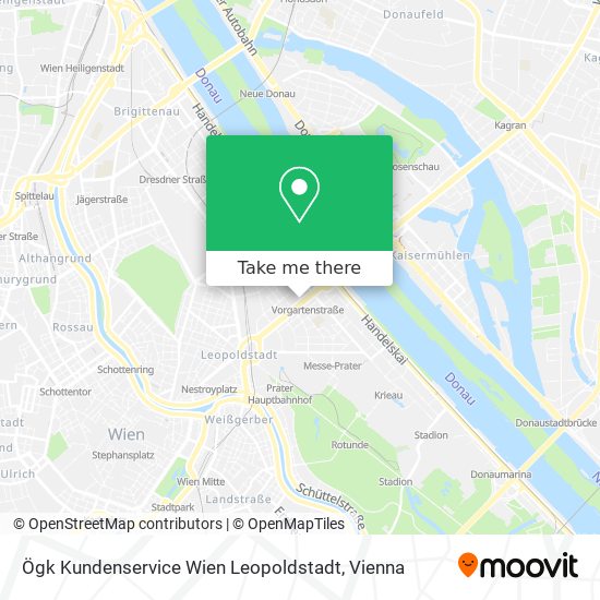 Ögk Kundenservice Wien Leopoldstadt map