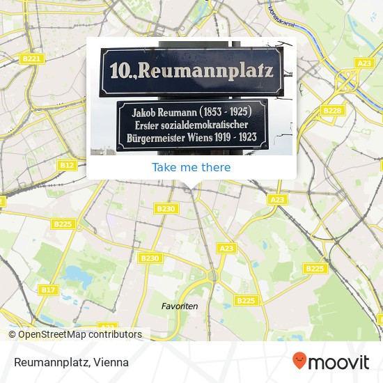 Reumannplatz map