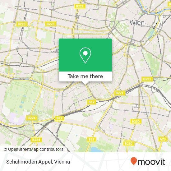 Schuhmoden Appel map