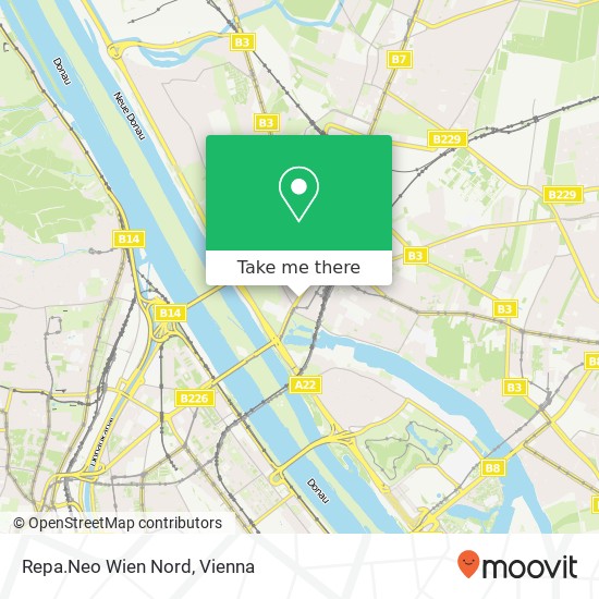 Repa.Neo Wien Nord map